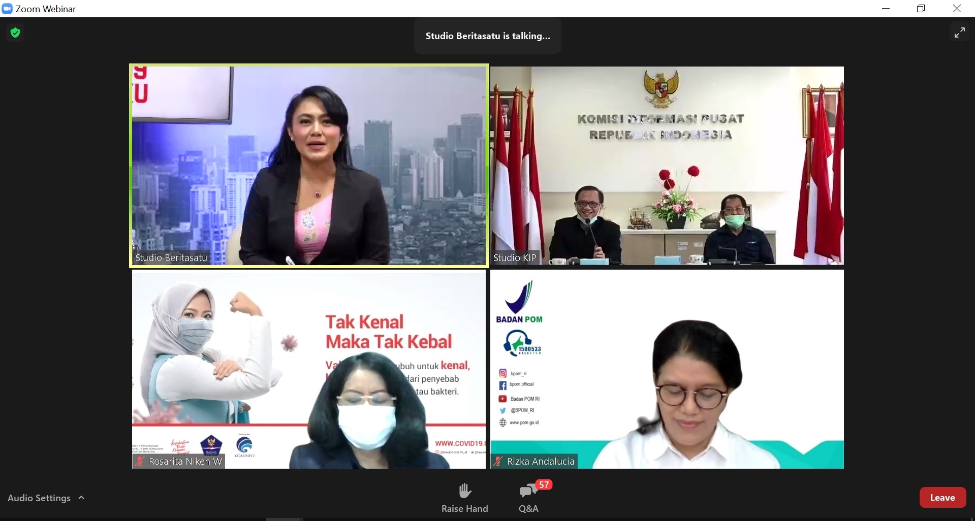 LIPI Ikuti Literasi Vaksin Covid-19 bagi Badan Publik